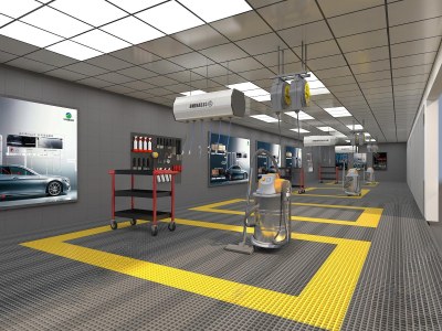 现代产品展厅3D模型下载